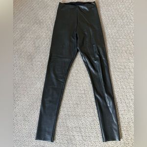 Commando Control Top Faux Leather Leggings (Never Worn)